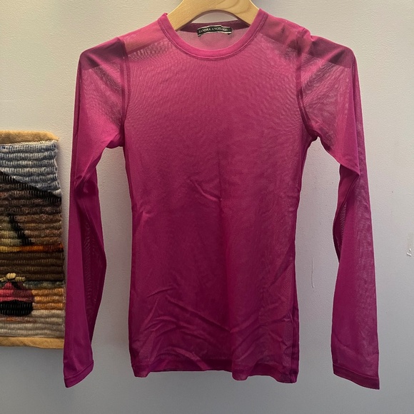 Pink Mesh top - XS-S - Picture 1 of 2